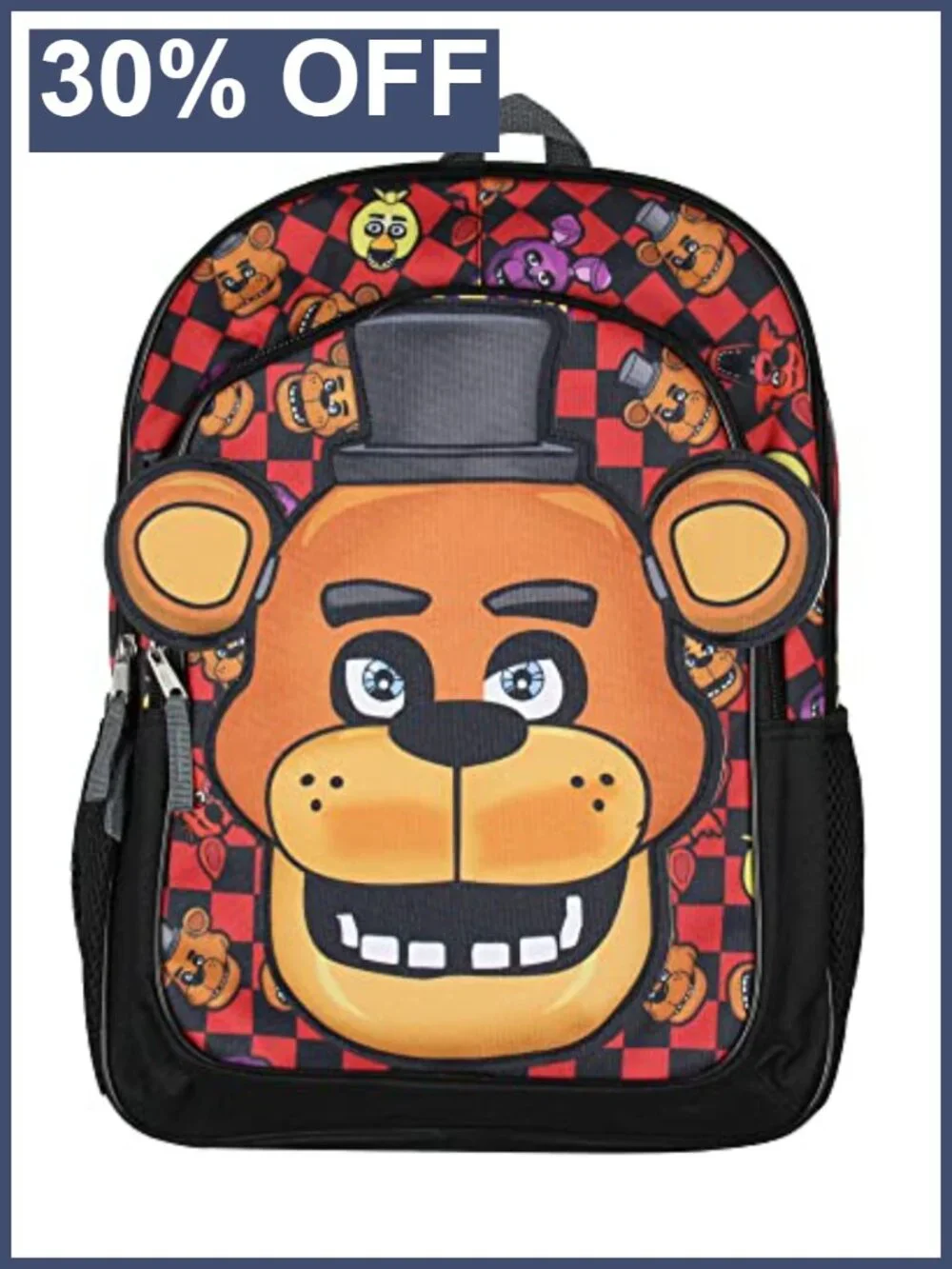 Five Nights at Freddy's 3D Freddy Fazbear Kids Backpack 16